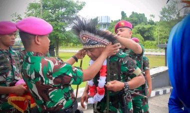 Langkah Awal Kepemimpinan : Komandan Brigade Infanteri 3 Marinir Disambut Dan Laksanakan Entry Briefing