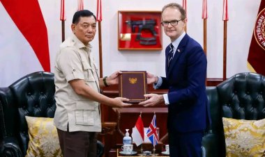 Menhan RI Terima Kunjungan Duta Besar Inggris untuk Indonesia dan Timor Leste