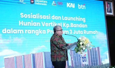 Wamen PKP RI Fahri Hamzah Launching Perumahan Kapung Bandan   Presiden Prabowo Subianto