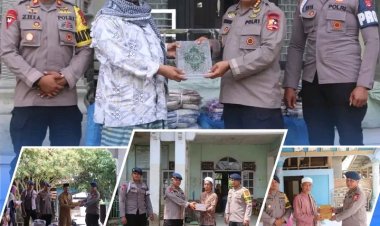 Satgas BKO SAR Polda Aceh Salurkan 700 Al-Qur’an dan 300 Mukena ke Sekolah Terdampak Banjir di Aceh Utara