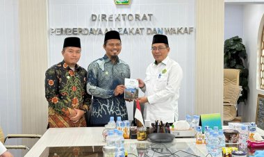 Laznas dan Badan Wakaf Dewan Dakwah Silaturrahim ke Kemenag RI, Bahas Penguatan Zakat dan Wakaf Produktif