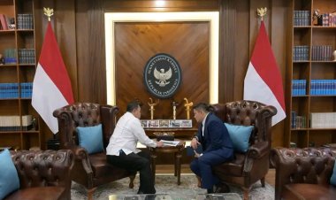 Bertemu Menteri ATR/Kepala BPN, Setkab Bicarakan Program Strategis Pertanahan dan Tata Ruang