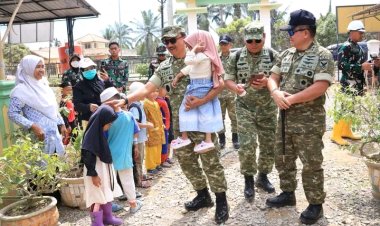 Wakasau Dampingi Wapang TNI Tinjau Latsitardanus XLVI di Aceh Tamiang.