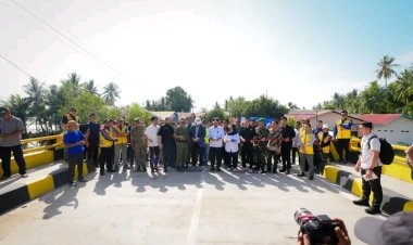 Gubernur Sulsel Resmikan Jembatan Sungai Balampangi, Akses Sinjai-Bulukumba Kini Lebih Lancar