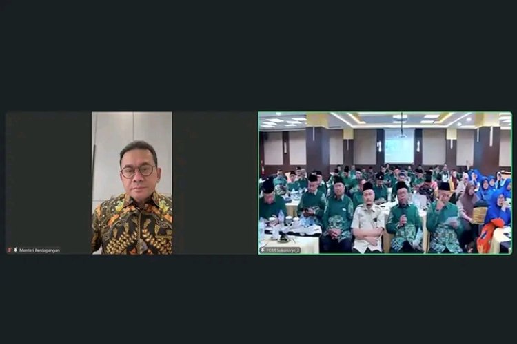 Narasumber Raker Muhammadiyah Sukoharjo, Mendag Paparkan Peran Penting Muhammadiyah dalam Perdagangan 