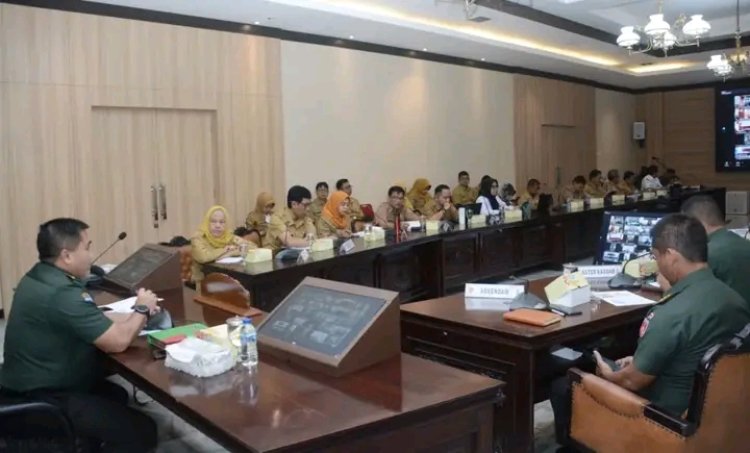 Kasdam IV/Diponegoro Bersama Forkopimda Jateng Gelar Rapat Evaluasi KDKMP
