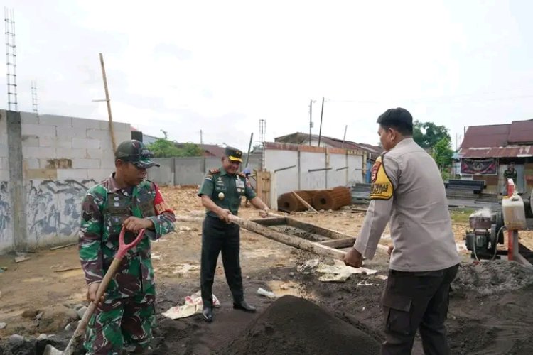 Vicon Bersama Wapang TNI, Pangdam XIV/Hsn Kawal Percepatan Pembangunan KDKMP di Maros