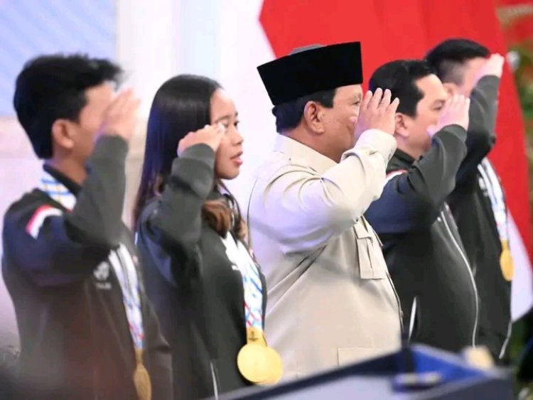 Presiden Prabowo Beri Penghargaan Kepada Atlet SEA Games ke 33