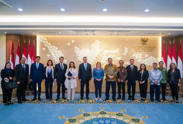 Kemenko Perekonomian Terima Vice Minister Of Foreign Affairs dan Internasional Cooperation Italia