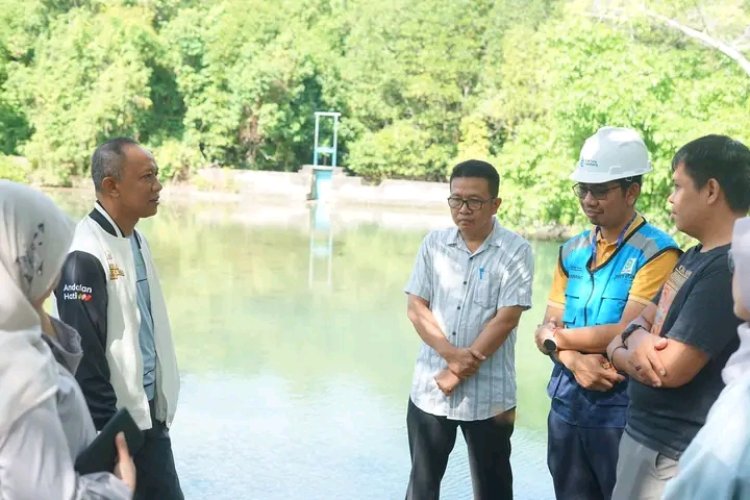 Perkuat Layanan Air Bersih, Bupati Natsir Ali Kunjungi Intake Sumber Air Topa