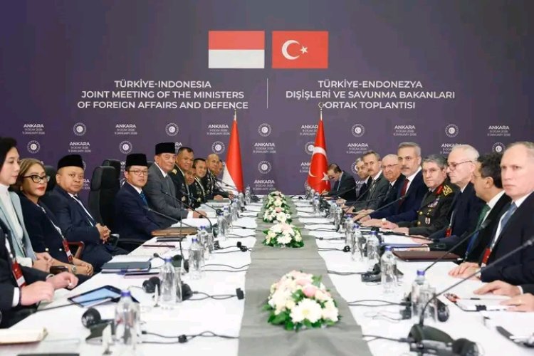 Perkuat Strategis Kemitraan Politik, Pertahanan dan Keamanan, Menhan RI Ikuti Pertemuan 2+2 Indonesia-Turki
