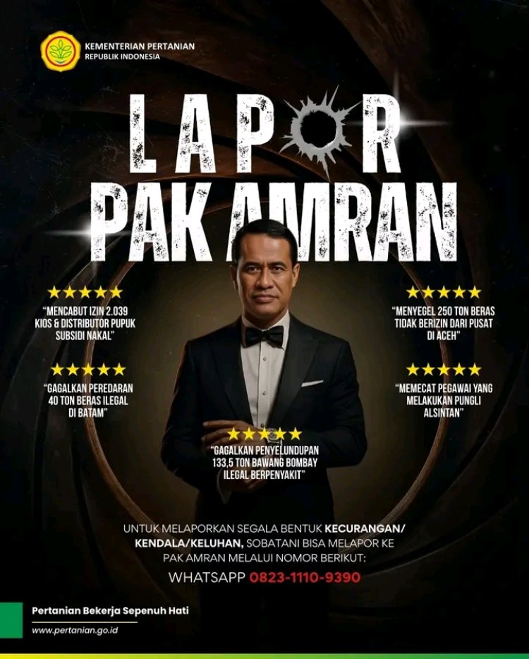 Lapor Pak Amran Terbukti Efektif