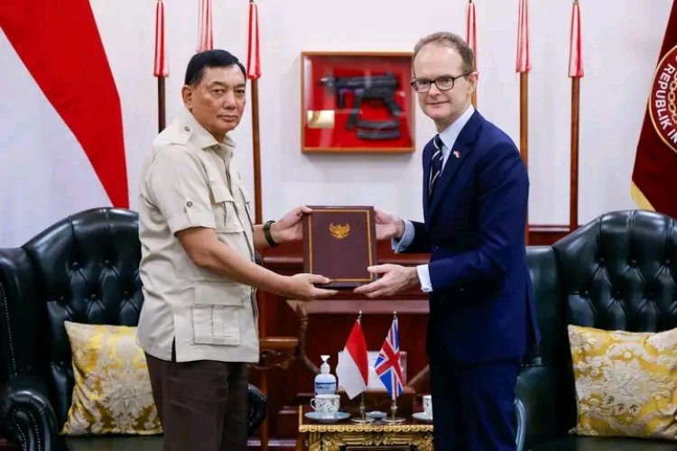 Menhan RI Terima Kunjungan Duta Besar Inggris untuk Indonesia dan Timor Leste