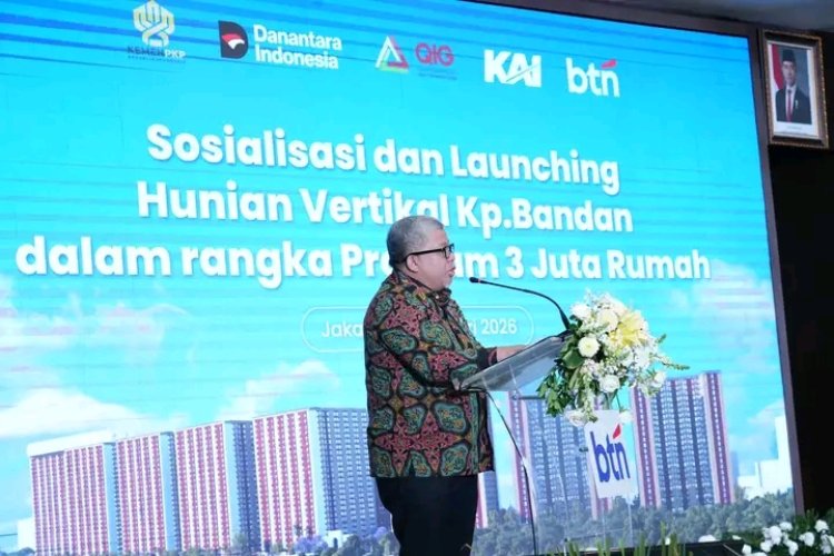 Wamen PKP RI Fahri Hamzah Launching Perumahan Kapung Bandan   Presiden Prabowo Subianto