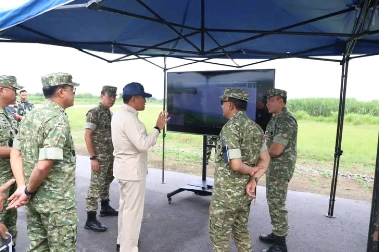 Wamenhsn RI Tinjau Fasilitas Pangkalan TNI AU Iswahyudi Madiun 