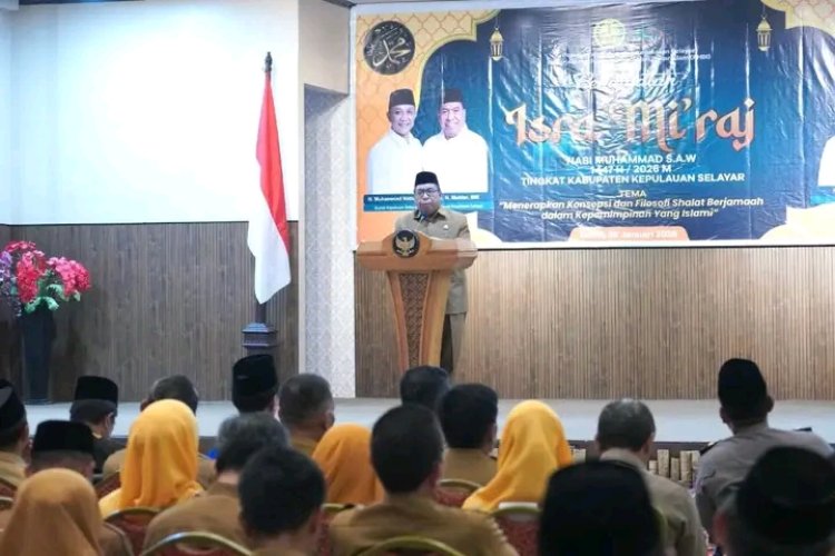 Isra Mi raj 1447 H Pemkab Selayar, Tekankan Shalat Berjamaah Jadi Inspirasi Kepemimpinan