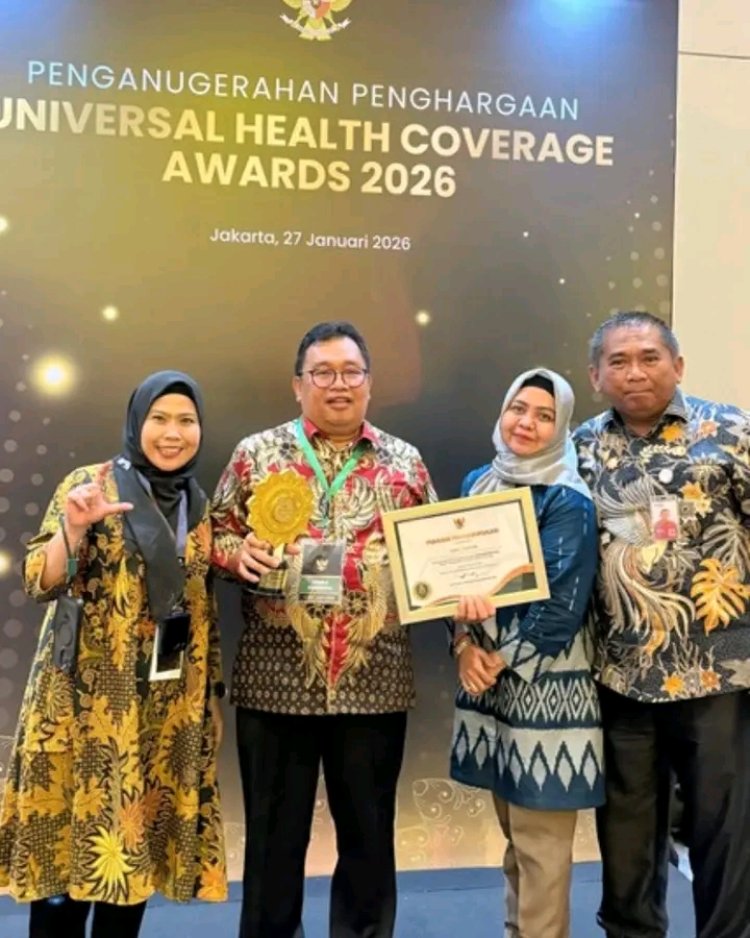 Kabupaten Takalar Raih Penghargaan Universal Health Coverage (UHC) Award 2026.