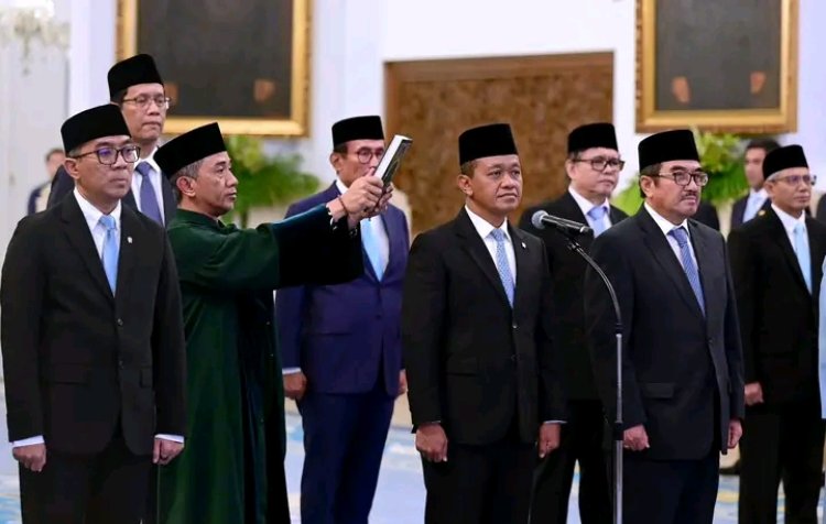Presiden Prabowo Lantik Anggota DEN 