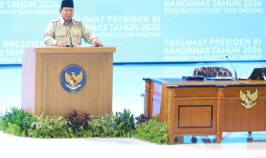 Di Rakornas Pemerintah Pusat–Daerah 2026, Presiden Prabowo Tegaskan Swasembada Pangan Pilar Utama Bangsa ini yg hu
