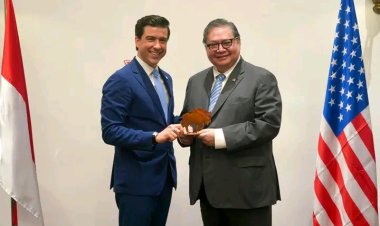 Menko Ekonomi RI Terima Wamen Pertanian Untuk Urusan Perdagangan dan Pertanian Luar Negeri AS