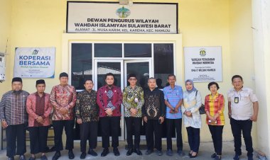 Kesbangpol Sulbar Kunjungi DPW Wahdah Islamiyah, Perkuat Sinergi Dakwah dan Sosial Keumatan
