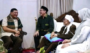 Kunjungi Ponpes Qamarul Huda Lombok, Menhan RI Perkuat Silaturahim 