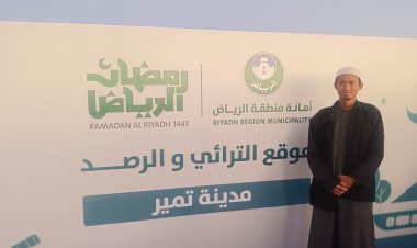 Mahasiswa Indonesia Rukyatul Hilal Ramadan di Observatorium Arab Saudi