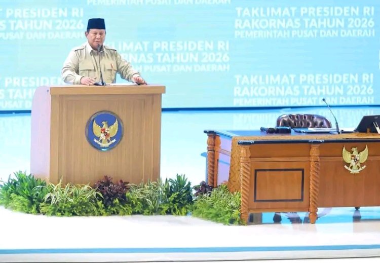 Di Rakornas Pemerintah Pusat–Daerah 2026, Presiden Prabowo Tegaskan Swasembada Pangan Pilar Utama Bangsa ini yg hu