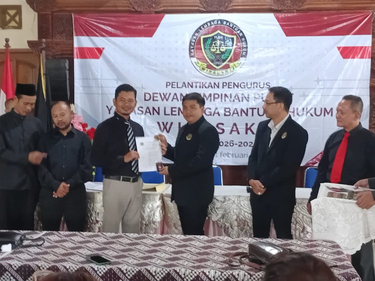 Pelantikan dan Pengukuhan Pengurus Dewan Pimpinan Pusat YLBH Wirasakti Periode 2026 - 2029