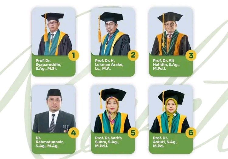 Enam Bakal Calon Rektor IAIN Bone 2026-2030 Lolos Pertimbangan Senat, Segera Diusulkan ke Menteri Agama
