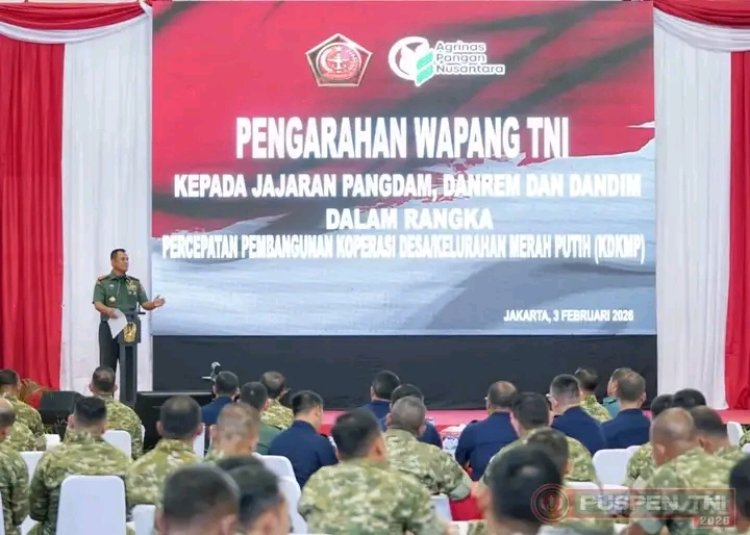 Wapang TNI Dorong Percepatan Koperasi Desa/Kelurahan Merah Putih