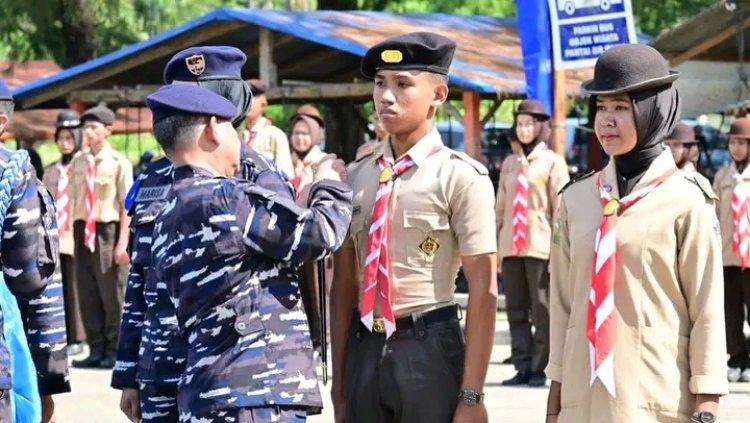 Danlanud Sutan Sjahrir Dukung Pembukaan Persami KKRI Gelombang IV Tahun 2026 di Pantai Air Manis