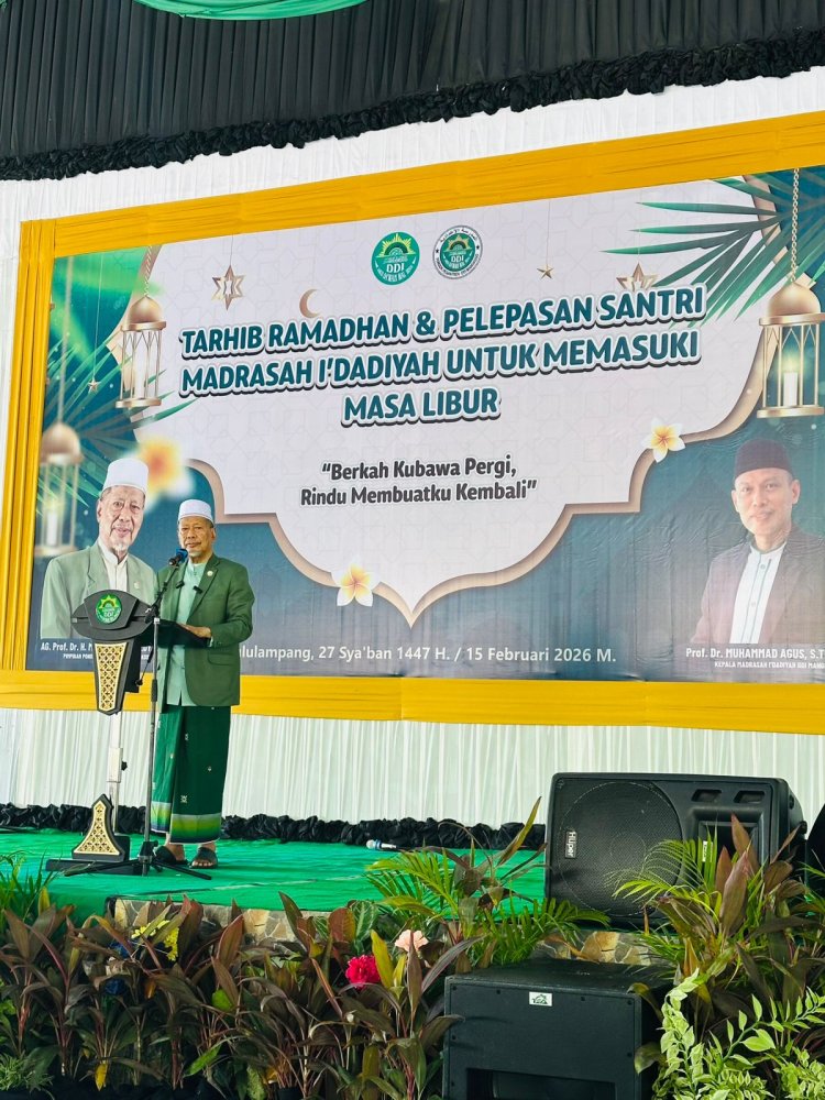Pelepaaan Santri I'dadiyah DDI Mangkoso Mencari Surga