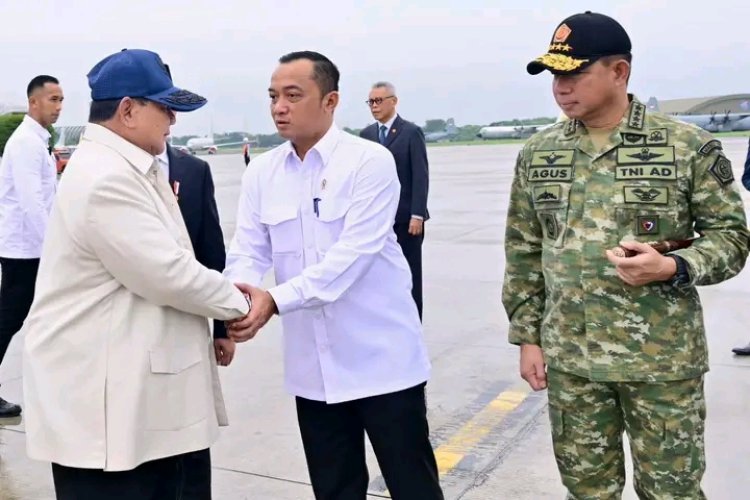 Presiden Prabowo terbang ke Washington DC didampingi Menteri ESDM dan Sekretaris Kabinet