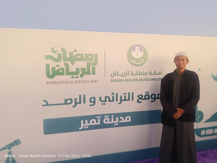 Mahasiswa Indonesia Rukyatul Hilal Ramadan di Observatorium Arab Saudi