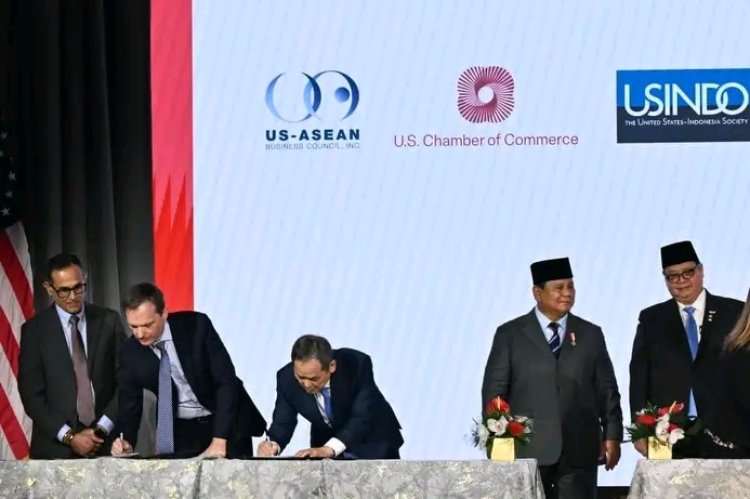Presiden Prabowo Saksikan Penandatanganan 11 MoU Senilai 38,4 Miliar Dolar AS di Business Summit