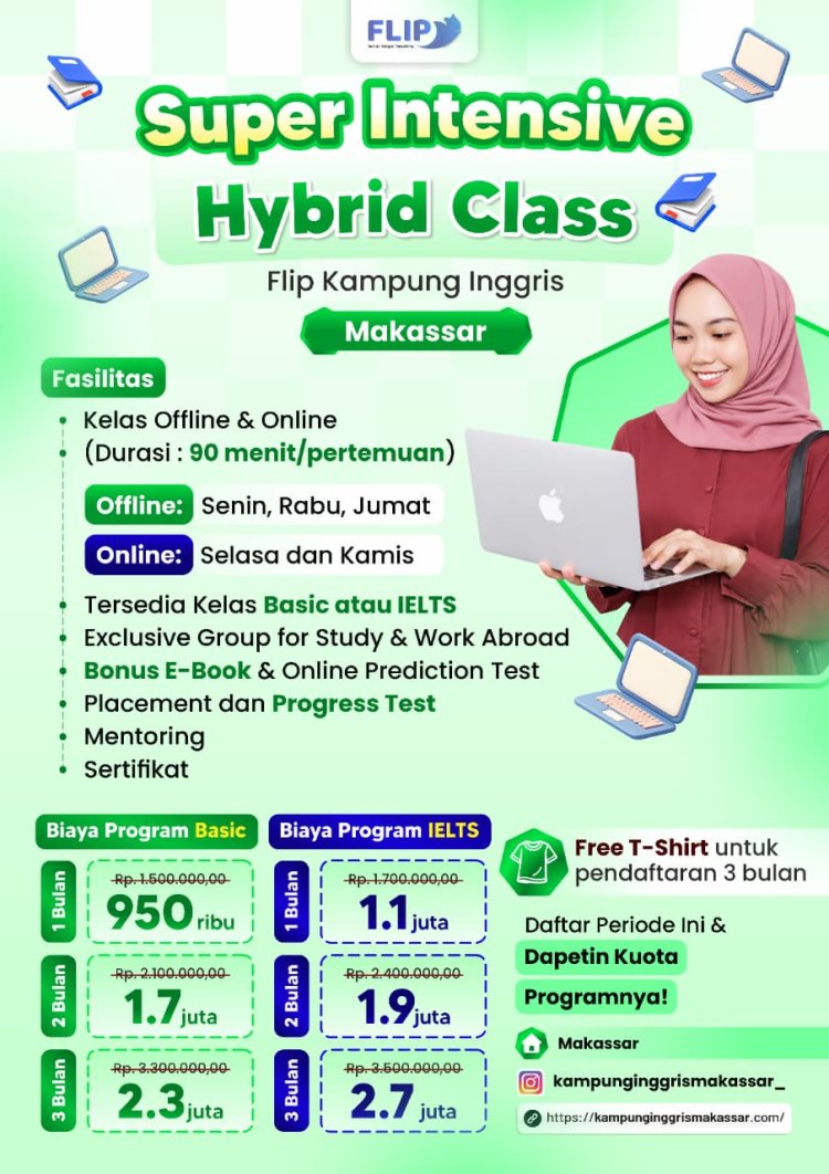 5 Rekomendasi Tempat Kursus IELTS Makassar Terbaik, Nomor 1 Wajib Dicoba!